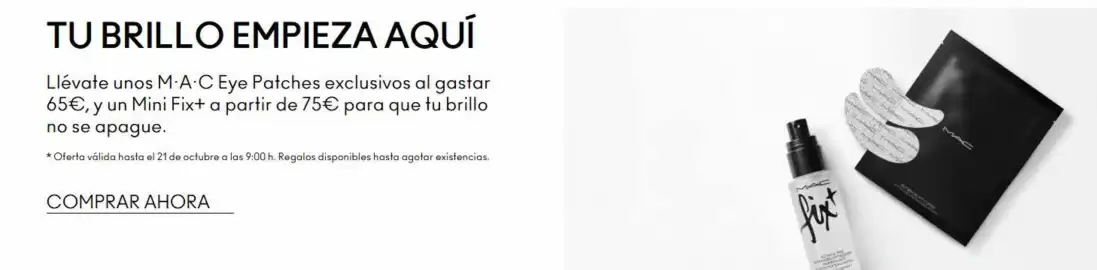 Folleto Mac Cosmetics Página 1
