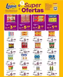 Encarte Super Lagoa Página 2: Macarrão gostoso espaguete €2,19, Feljão de Carda Dona Dê €5,09