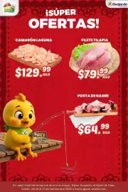 Folleto Guajardo Página 10: Camarón Laguna €129,99, Filete tilapia €79,99