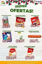 Folleto Guajardo Página 19: Fud jamon de pavo virginia €52,99, Chimex chorizo de cerdo casero €19,99
