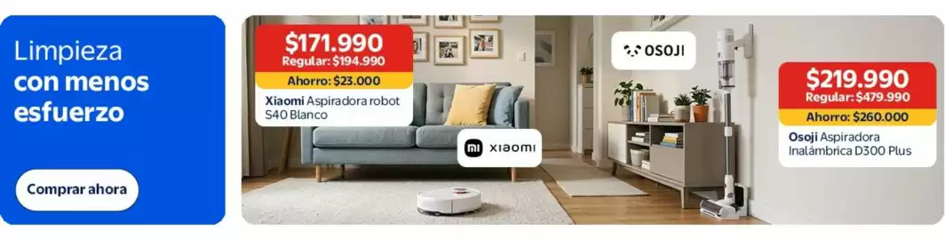 Catálogo Lider Página 2: Xiaomi - aspiradora robot s40 blanco €194.990,00