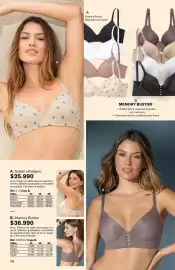 Catálogo Leonisa Página 54: Memory bustier €36.990,00, Sosten ultraligero €25.990,00