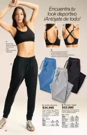 Catálogo Leonisa Página 68: Pantalón jogger €23.990,00, Costen deportivo €34.990,00