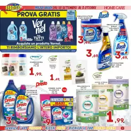 Volantino Ferdico Pagina 2: Bio Presto Power Caps Classico €9,99, Candeggina tabs Smapiu €1,99