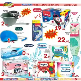 Volantino Ferdico Pagina 5: Carta igienica Mia €2,49, Secchio luxury €2,99