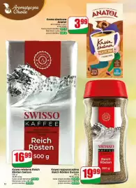 Dino gazetka tydzień 38 Strona 12: Kawa zbożowa Anatol €3,99, Kawa rozpuszczalna Reich Rösten Swisso €19,99