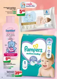 Dino gazetka tydzień 38 Strona 18: Żel do mycia 2w1 hipoalergiczny Bambino €9,95, Chusteczki nawilżane 99% wody Gugu €5,45