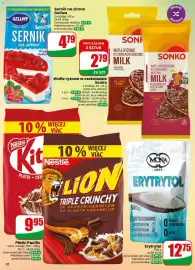 Dino gazetka tydzień 38 Strona 20: Sernik na zimno Gellwe €4,79, Erytrytol Mona €12,75