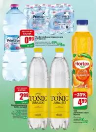 Dino gazetka tydzień 38 Strona 3: Sok pomarańczowy Hortex €4,99, Woda źródlana niegazowana Primavera €0,99