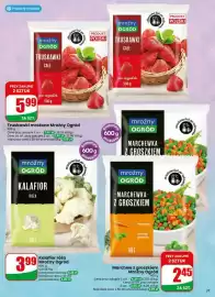 Dino gazetka tydzień 38 Strona 31: Marchew z groszkiem Mroźny Ogród €2,45, Kalafior róża Mroźny Ogród €3,99