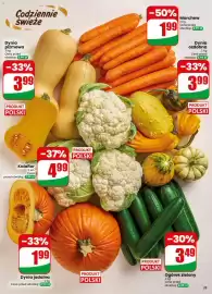 Dino gazetka tydzień 38 Strona 35: Dynia ozdobna €3,99, Ogórki zielone €3,49