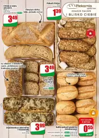 Dino gazetka tydzień 38 Strona 37: Zapiekanka z pieczarką i mozzarellą €3,99, Bułka paluch pszenny śniadaniowy €0,55