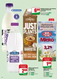 Dino gazetka tydzień 38 Strona 44: Mleko UHT Mlekovita 3,2% €1,49, Napój owsiano-karmelowy Just Plants Barista Tymbark €6,99
