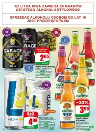 Dino gazetka tydzień 38 Strona 50: Napój piwny Garage Hardcore Lemon & Lime Shock €2,65