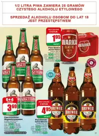 Dino gazetka tydzień 38 Strona 51: Piwo Brewer Extra Mocne €4,95, Piwo Kasztelan Niepasteryzowane €3,69