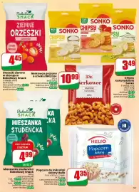 Dino gazetka tydzień 38 Strona 53: Chipsy kukurydziane Sonko €3,49, Nerkowce prażone o smaku BBQ Itac €10,99