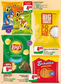 Dino gazetka tydzień 38 Strona 54: Chrupki Cheetos €4,89, Chipsy solone Big Snack €4,89