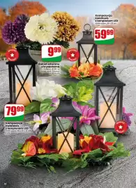 Dino gazetka tydzień 38 Strona 58: Kompozycja kwiatowa z lampionem LED 14x30 cm €59,99