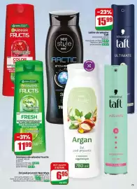 Dino gazetka tydzień 38 Strona 75: Lakier do włosów Taft Schwarzkopf €15,99, Żel pod prysznic Neo Style €6,95