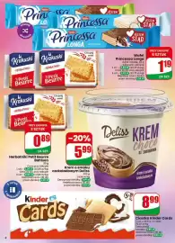 Dino gazetka tydzień 38 Strona 8: Wafel Princessa Longa €1,19, Ciastka Kinder Cards €8,99