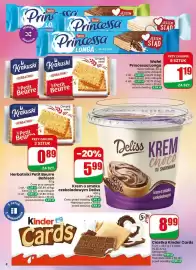 Dino gazetka tydzień 38 Strona 8: Wafel Princessa Longa €1,19, Ciastka Kinder Cards €8,99