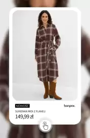 BonPrix katalog tydzień 38 Strona 11: Sukienka midi z flaneli Bonprix €149,99
