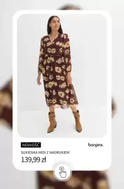 BonPrix katalog tydzień 38 Strona 8: Sukienka midi z nadrukiem Bonprix €139,99