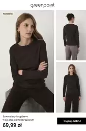 Greenpoint gazetka tydzień 38 Strona 10: Bawełniany longsleeve w kolorze ciemnobrązowym Greenpoint €69,99