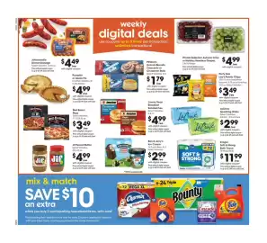 Gerbes weekly ad week 38 Page 2: Mix & match, Kroger Soft & Strong Bath Tissue €11,99