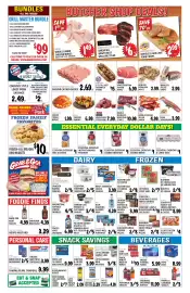Karns weekly ad week 38 Page 3: Ground Chicken Breast €2,69, Winter Frost American Wagyu Beef Grilling Steak €6,00