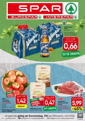 Spar Flugblatt (gültig bis 24-09)