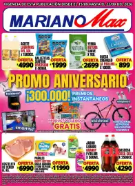 Catálogo Supermercados Mariano Max semana 38 Página 1: Coca cola gaseosa €4.290,00, Natura yerba mate suave €2.699,00