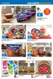 Catálogo E.Leclerc Página 7: Président - cremas de queso €2,10, Villacorona - yogur desnatado natural €0,79