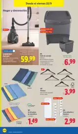 Catálogo Lidl semana 39 Página 20: 3M tiras adhesivas / ganchos €2,99, W5 Perchas €3,99