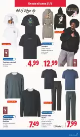 Catálogo Lidl semana 39 Página 9: Esmara Men Camiseta €7,49, Esmara Men Pijama €7,99