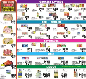 Baja Ranch weekly ad week 38 Page 2: Swai Basa Fillets €2,99, Fresh Beef Shank €4,99