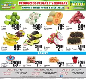 Baja Ranch weekly ad week 38 Page 4: Dry Guajillo Peppers €4,99, Red Potatoes €0,99