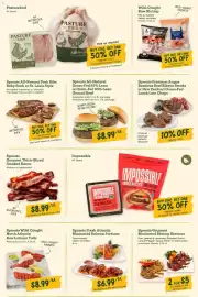 Sprouts Farmers Market weekly ad week 38 Page 4: Impossible burger patties, Sprouts all-natural ground beef €8,99