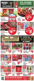 Rouses weekly ad week 38 Page 1: Folgers Coffee €10,99, Frito Lay Multipacks €8,77