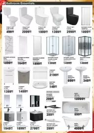 Build It catalogue Page 4: SHOWER DOOR CLARA (FROSTED) €1.499,90, SHOWER DOOR CLARA CLEAR €1.399,90
