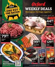 Oxford Freshmarket catalogue week 38 Page 1: Pakco Hot Vegetable Atchar €34,99, Oxford Extra Large Eggs €69,99