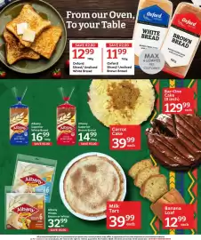 Oxford Freshmarket catalogue week 38 Page 12: Albany Wraps Brown or White €32,99, Albany Superior White Bread €16,99