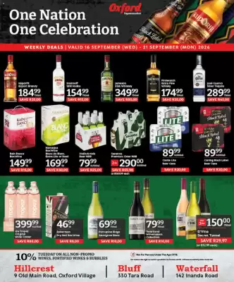 Oxford Freshmarket (valid until 21-09)