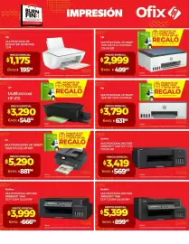 Catálogo Ofix Página 6: Hp multifuncional hp smart tank 615 color wifi €5.290,00