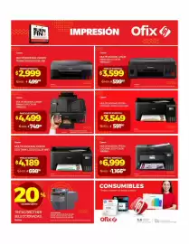 Catálogo Ofix Página 7: Epson multifuncional epson ecotank l6270 color wifi/red €6.999,00