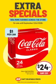 IGA catalogue week 38 Page 3: Coca-Cola Selected Varieties €24,00