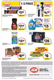 IGA catalogue week 38 Page 8: Mars Medium Bars 35‑50g, M&Mʼs 35‑49g or Skittles 30g Selected Varieties €1,25