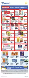 Walmart flyer week 38 Page 2: Great Value spring water €2,98, Takis rolled tortilla chips €2,96
