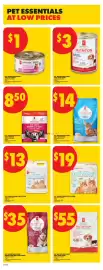 No Frills flyer week 38 Page 7: PC nutrition first dog treats €8,50, PC nutrition first wet dog food €3,00
