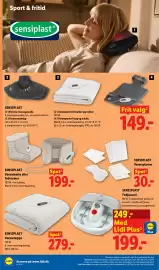 Lidl tilbudsavis uge 39 Side 23: SensiPlast Varmetæppe €279,00, SensiPlast varmebælte eller fodvarmer €199,00